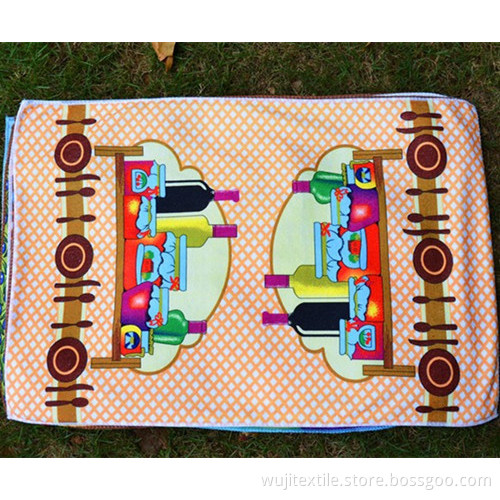 Microfiber Printed Tea Towel Kitchen Towel (WJ-F1049)